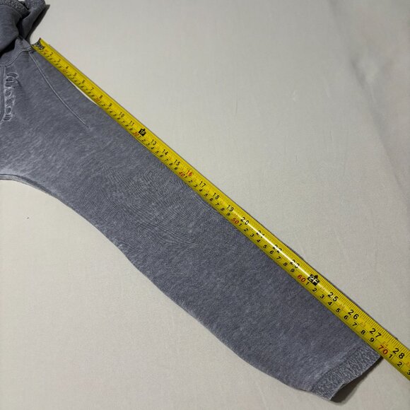 Calvin Klein Gray Cowl Neck Pullover Sweatshirt M Distressed Grunge Soft Knit - Picture 16 of 16